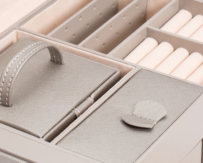 Heritage Medium Jewelry Box with Travel Case | WOLF 1834 USA