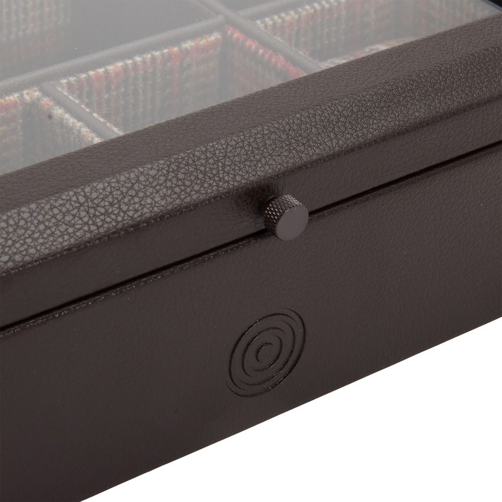 WM Brown 4 Piece Watch Accessory Box | WOLF 1834 USA