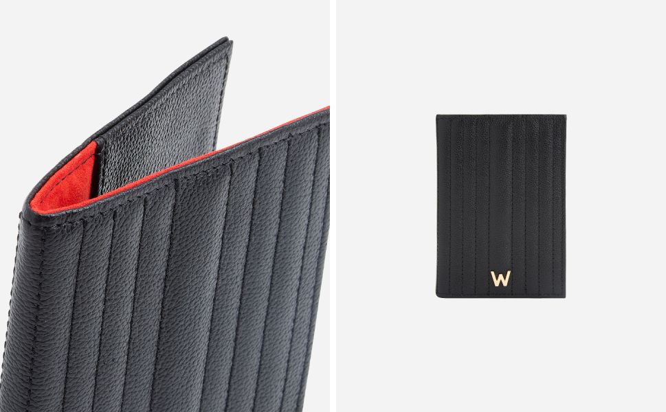 minitmute ミニミュート passport パスポートケース ブラック Mimi Passport Case | WOLF 1834 USA