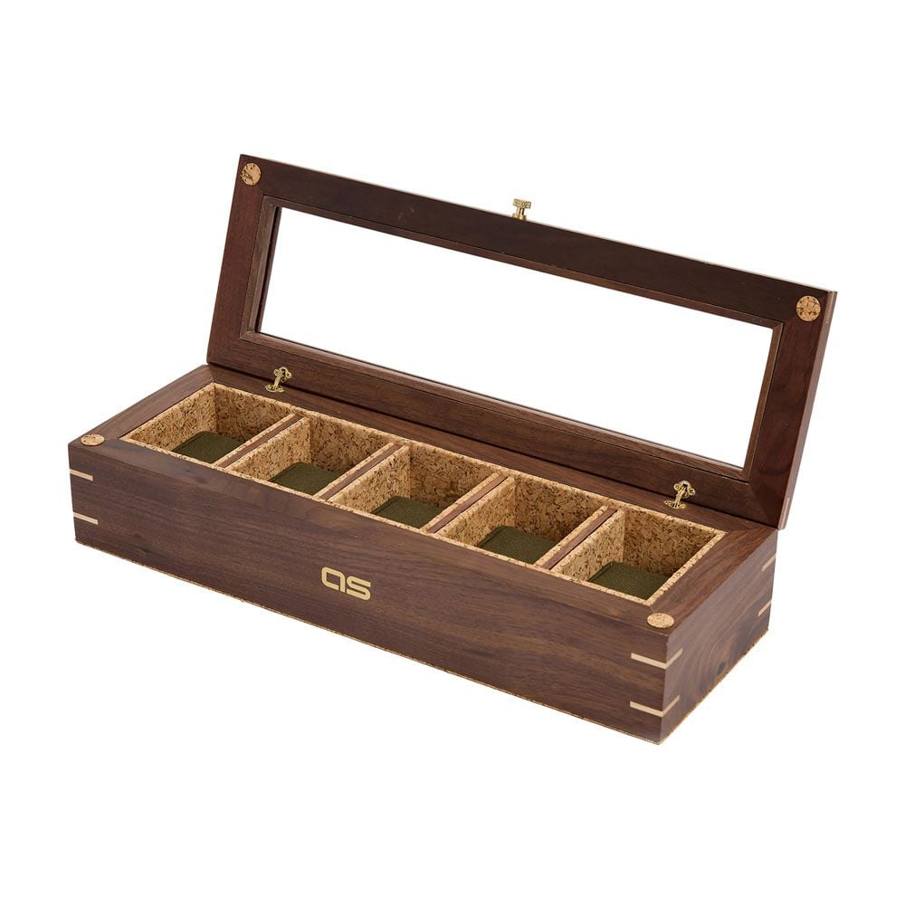 Analog:Shift Flatiron II 5-Piece Watch Box | WOLF 1834 USA