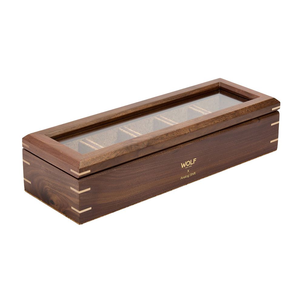 Analog:Shift Flatiron II 5-Piece Watch Box | WOLF 1834 USA