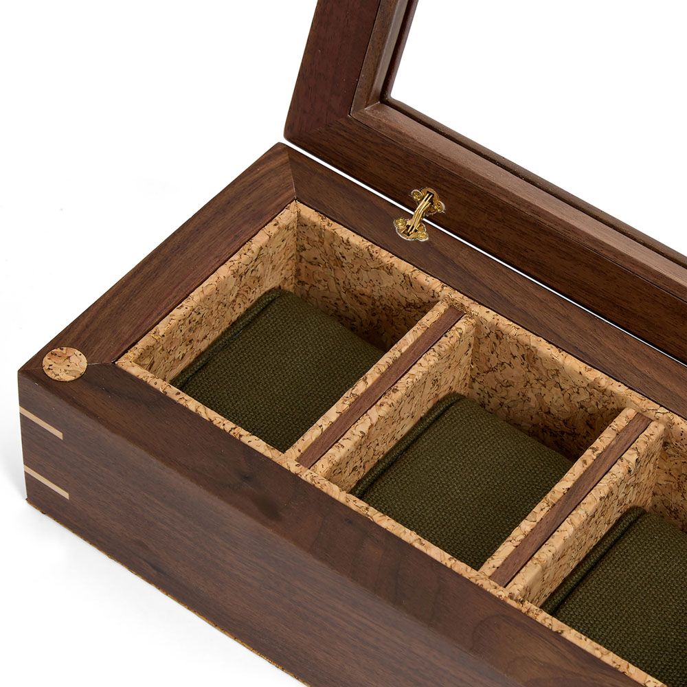 Analog:Shift Flatiron II 5-Piece Watch Box | WOLF 1834 USA