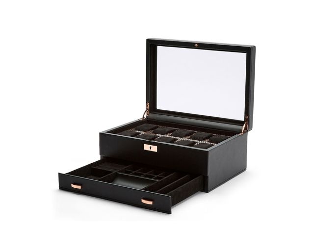 Axis 10 Piece Watch Box with Drawer