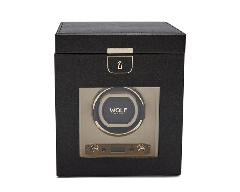 Palermo Single Watch Winder with Jewellery Storage
