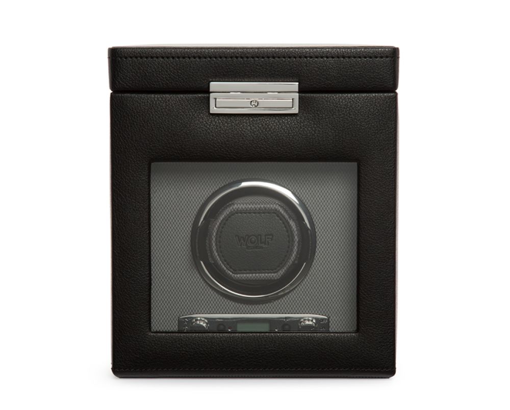 Classic Single Watch Winder with Storage