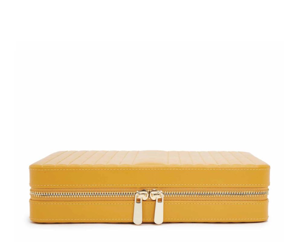 Maria Large Zip Case - Mustard