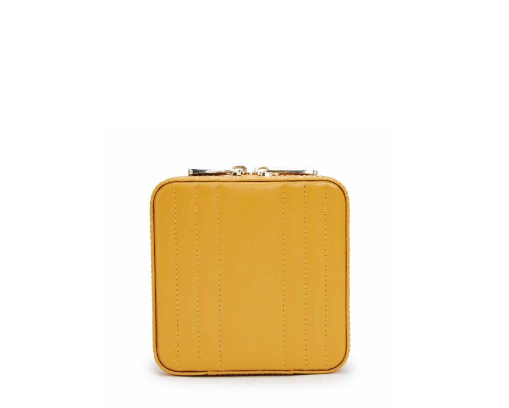 Maria Small Zip Case - Mustard