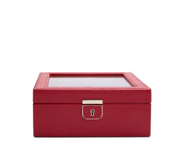 Palermo 6 Piece Watch Box - Red