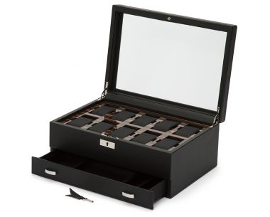 Roadster 10PC Watch Box with Drawer