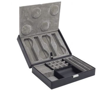 Heritage 4 Piece Watch Box with Valet