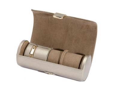 Palermo Double Watch Roll with Jewelry Pouch