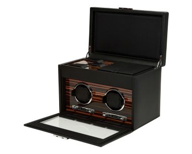 Roadster Double Watch Winder with Storage