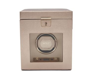 Palermo Single Watch Winder With Jewellery Storage