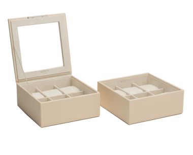 Stackable 6 Piece Watch Tray - Set of 2