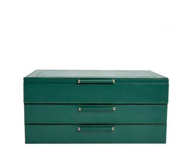 【WOLF】Indigo Floral ジュエリーボックス Wolf Zoe Large Jewellery Box Indigo