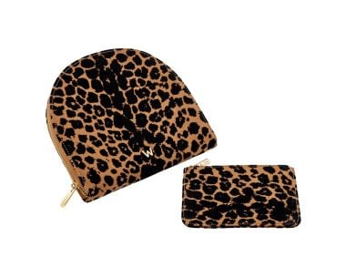 Savanna Leopard Print Jewelry Portfolio