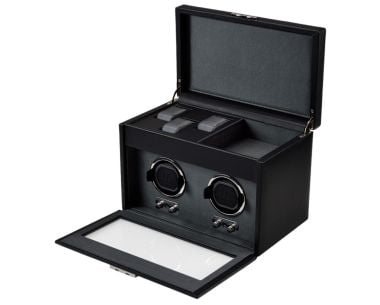Oxford Double Watch Winder with Storage