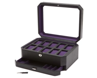 Windsor 10 Piece Watch Box with Drawer