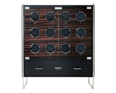Roadster 12 Piece Watch Winder Cabinet