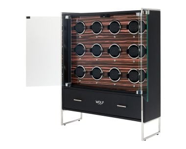 Roadster 12 Piece Watch Winder Cabinet