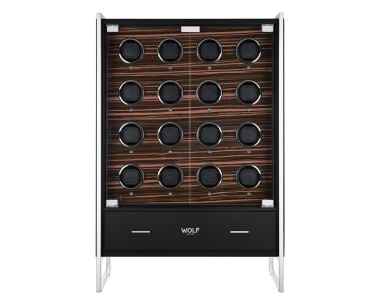 Roadster 16 Piece Watch Winder Cabinet
