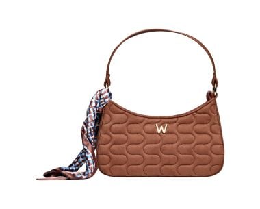 Mimi Swirl Shoulder Bag with Scarf