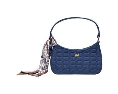 Mimi Swirl Shoulder Bag with Scarf