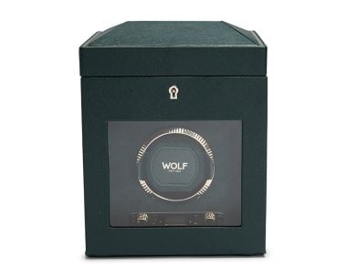 British Racing Single Watch Winder with Storage