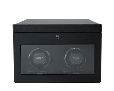 British Racing Double Watch Winder with Storage