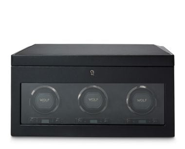 British Racing Triple Watch Winder with Storage