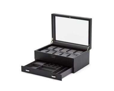 Classic 10 Piece Watch Box with Drawer