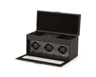 Axis Triple Watch Winder With Storage