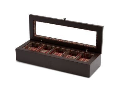 Amazon.com: WOLF Windsor 5-Piece Watch Box, Black/Purple