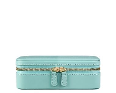 WOLF X Fiona Howard Sophia Travel Zip Case - Jade Fruit Botanical