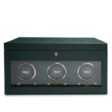 British Racing Single Watch Winder with Storage | WOLF
