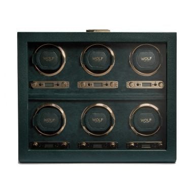 British Racing Triple Watch Winder with Storage | WOLF