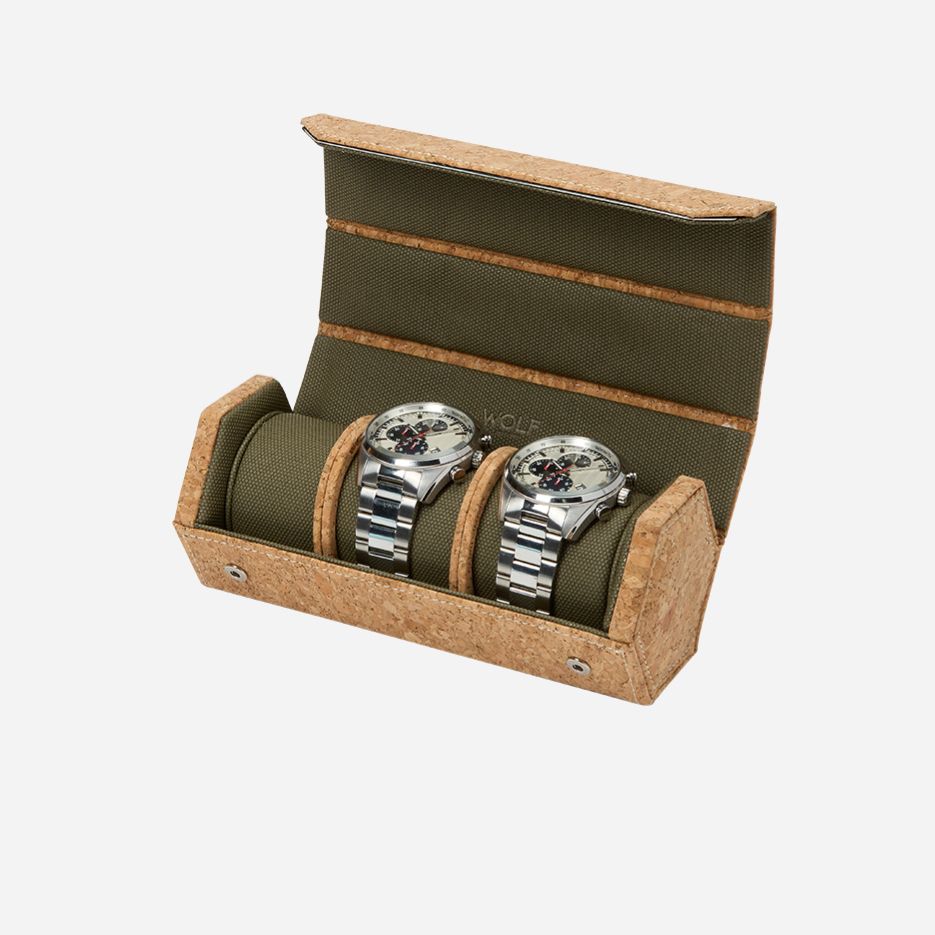 Cortica Triple Hexagon Watch Roll With Capsule