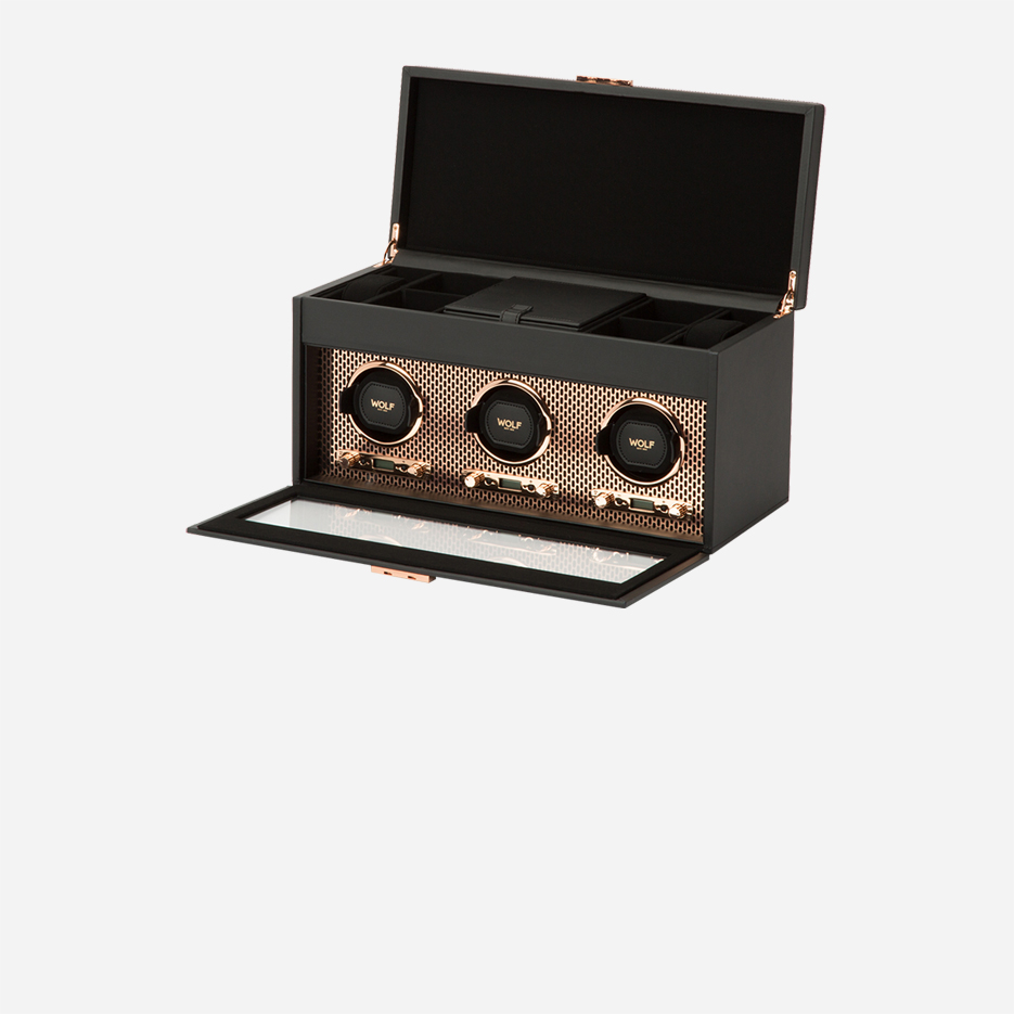 AXIS TRIPLE WATCH WINDER WITH STORAGE