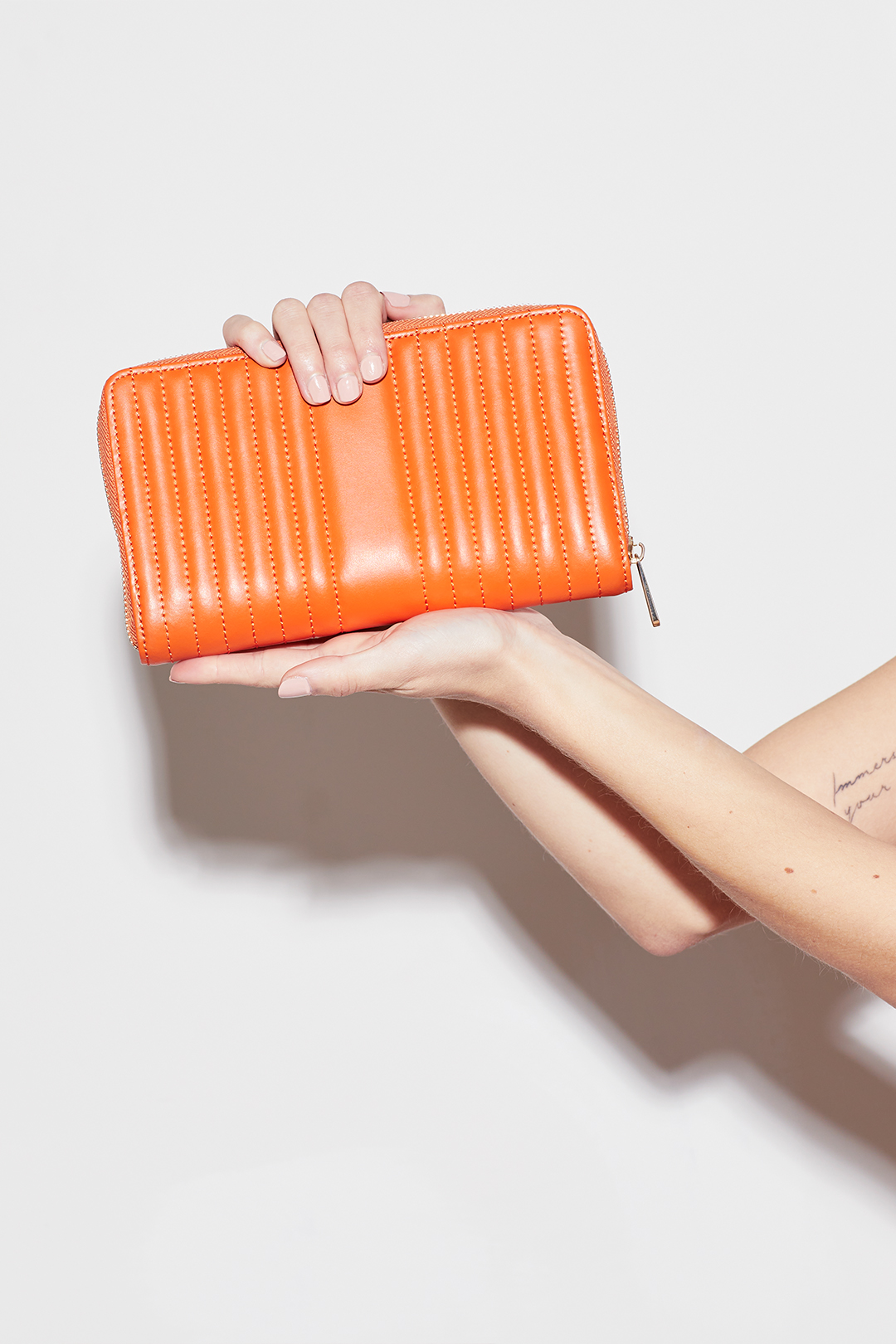 Maria Jewelry zip case lifestyle shot Maria Jewelry zip case lifestyle shot