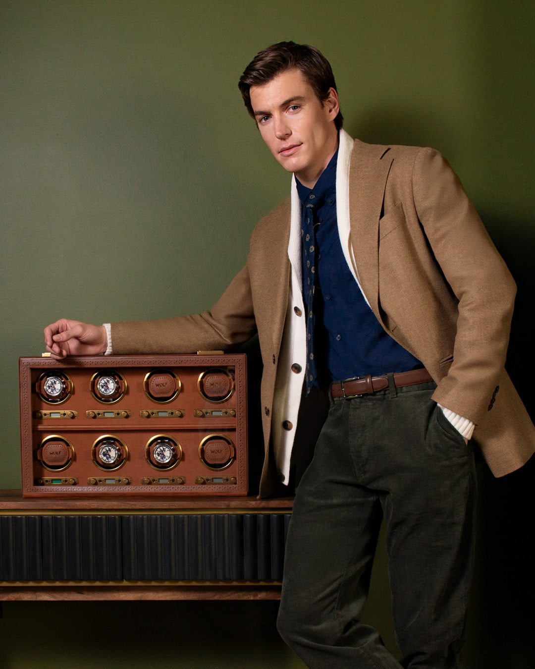 Brogue 8 Piece Watch Winder