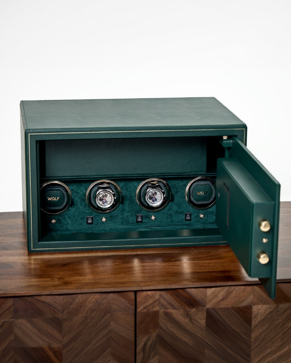 The Den 4 Piece Watch Winder Safe The Den 4 Piece Watch Winder Safe