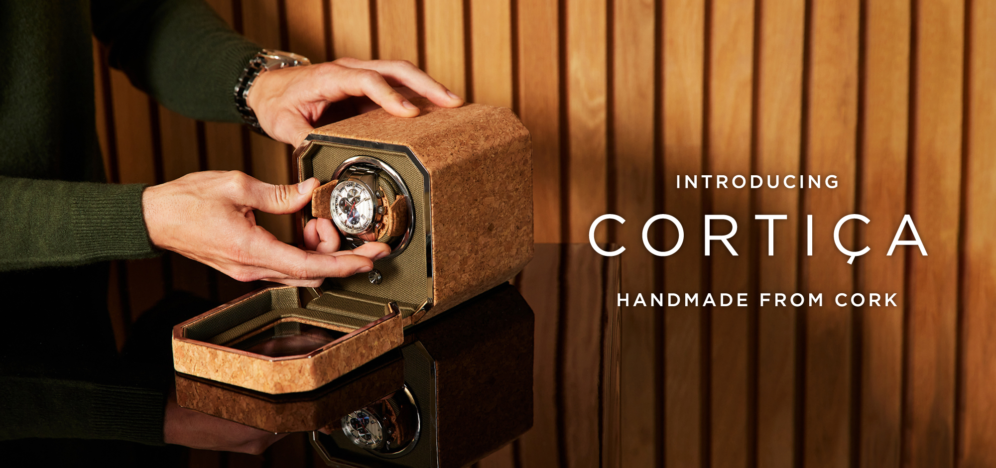 Introducing Cortica handmade from cork 