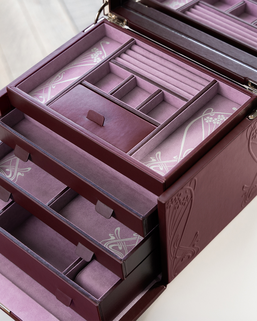 WOLF X LIBERTY Ianthe Large Jewellery Box WOLF X LIBERTY Ianthe Large Jewellery Box