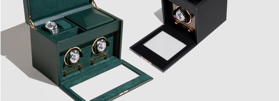 Image of watch winder boxes